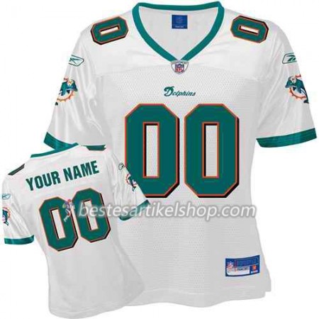 Damen Miami Dolphins Trikot Weiß - Personalisiert